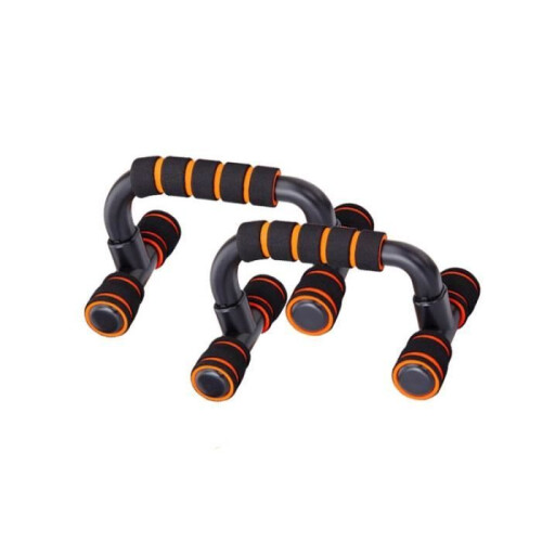 Λαβές στήριξης μπάρας push-up - Βοήθεια push-up για γυμναστική - Πορτοκαλί μαύρο 1
