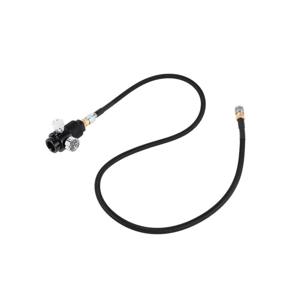 2X Regulator With 100Cm Slp Flex Remote Hose 0-200 Psi To Hpa Co2 Tank Cylinder 6033075516200