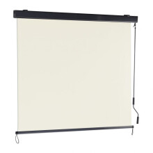 Toldo vertical beige con manivela