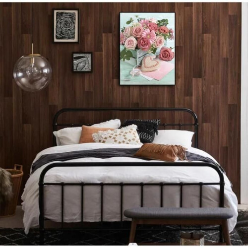 Κιτ ζωγραφικής με διαμάντια 5D DIY με μοτίβο λουλουδιών για διακόσμηση σπιτιού [Z885] 2