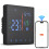 Smartes WiFi-Programmierbares Digital-Thermostat 8,3x8,3cm Schwarz/Weiß 10