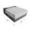 Mini console de jogos clássico vermelho e branco com quatro botões e 620 jogos retrô de 8 bits integrados. 3