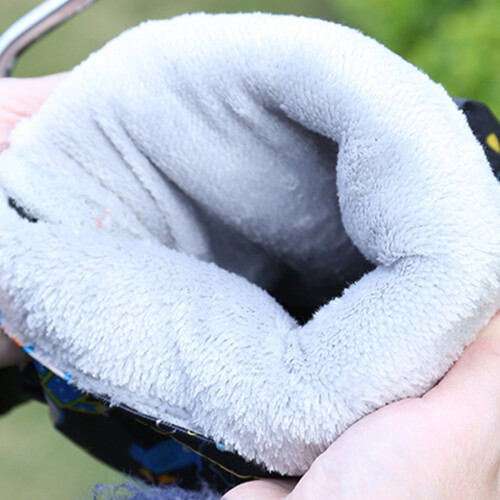 (black bear head) Winter Motorcycle Handlebar Muffs - Waterproof & Windproof 1