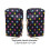 (Polka Dots) Winter Motorcycle Handlebar Muffs - Waterproof & Windproof 2