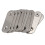 50mmx16mm Straight Repair Joining Mending Flat Plate Bracket 100Pcs 2