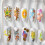 (S) Color Block Rhinestone Press On Nails - 10pcs 7