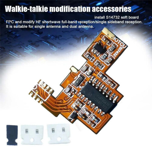SI4732 Module FPC Modification+USB Programming Cable for Quansheng K5 K6  Shortwave Reception/Dual Antenna Solution