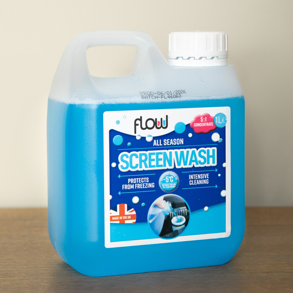 1L All Season Smear Free Windscreen Wash Concentrate For All Vehicles 5056589129279