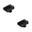 2Pcs Portable Auto Heater ABS Car Windshield Defroster Black 4