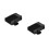 2Pcs Portable Auto Heater ABS Car Windshield Defroster Black 5