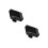 2Pcs Portable Auto Heater ABS Car Windshield Defroster Black 7