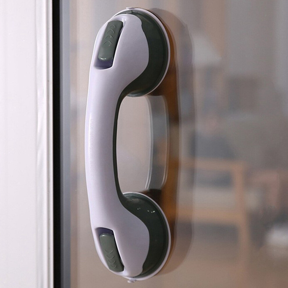 Portable Suction Cup Grab Bar Bathroom Safety Handrail 29x9cm