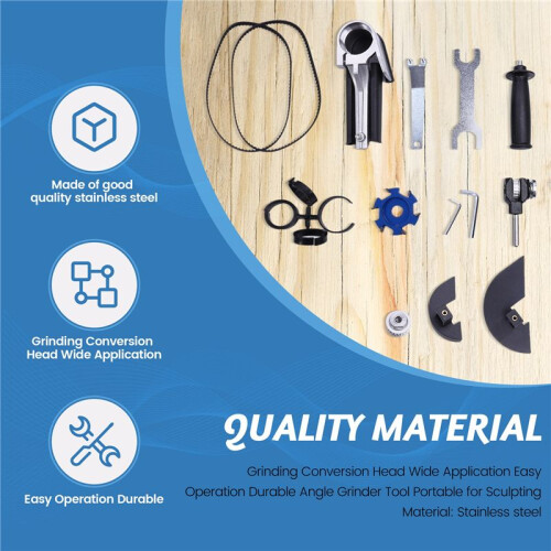 Grinding Conversion Header Angle Grinder Conversion Engraving Machine M10 Slotted Sculpture Angle Grinder Converter