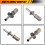 For HSP· Nitro Starter· Kit Glow Plug Igniter for HSP·RedCat Nitro Powered 1/8 1/10 RC Car,2PCS 6