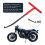 2pcs Exhaust Spring Puller Tool Motorcycle Exhaust Spring Hooks, T Handle Exhaust Spring Hooks Snowmobile Spring Puller 3