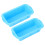 2 Stück große Silikon-Eisblockformen blau 13