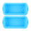 2 Stück große Silikon-Eisblockformen blau 15