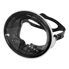 (QY304 white frame black) Anti-Fog Diving Mask for Men & Women