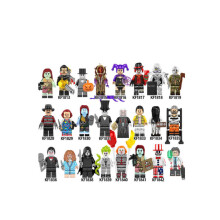 24PCS Jason the main character in the yellow suit Jimu figurine toys suitable Minifigures Fit Lego