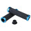 Manopole per manubrio bicicletta Lock-On blu - Confezione da 2 4