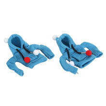 Blue Velvet Handlebar Hoodie Cover for Scooters & Trikes, Universal