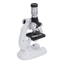 Kit de microscopio para niños 100X 600X 1200X, 3 objetivos