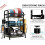 3-Tier Black Dish Drying Rack Drip Tray 3 Tier Set 5
