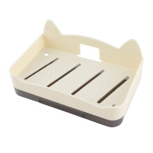 Soporte para jabón sin agujeros 30.00g beige 5.5x8.5x13.5cm