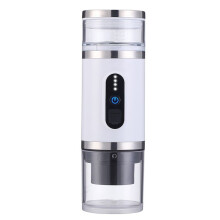 Portable Coffee Maker Electric Espresso Machine High-Capacity (80ml) Non-Heating Version for Camping Travel Office White