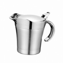 Μονωμένος διανομέας σάλτσας από ανοξείδωτο ατσάλι με κάλυμμα για σερβίρισμα και