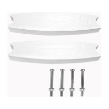 Set van 2 universele vervangende treden voor zwembadladders, 45 cm (18 inch) zware, gegoten kunststof zwembadladder