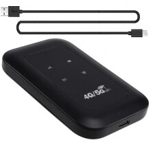 Portable 4G 5G Wi-Fi Router, 300Mbps Hotspot Device, Supports Up to 10 Connections for Smartphones and Tablets