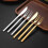 Stainless steel thickened four centimeters moon cake knife moon cake fork fruit fork moon cake knife fork dessert fork 1