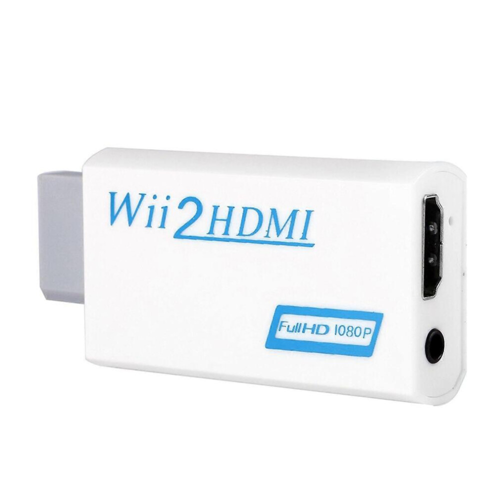 For Wii To Hdmi 720P/1080P Upscaling Converter Adapter 3.5Mm Audio Video Output 9361375633639