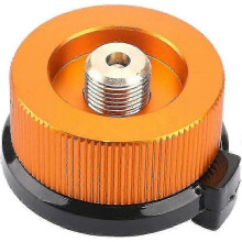 Butane Gas Stove Adapter, Cylinder Piston Head Screw Adapter for Outdoor Camping Mountaineering Equipment