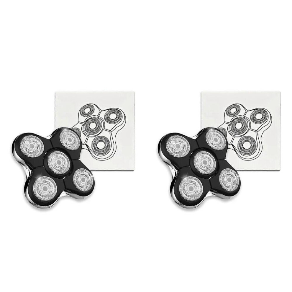 2X Shaver Replacement Head Fit for Remington Balder Pro Head Shaver XR7000,XR1500,XR1501 Electric Razor for Bald Men