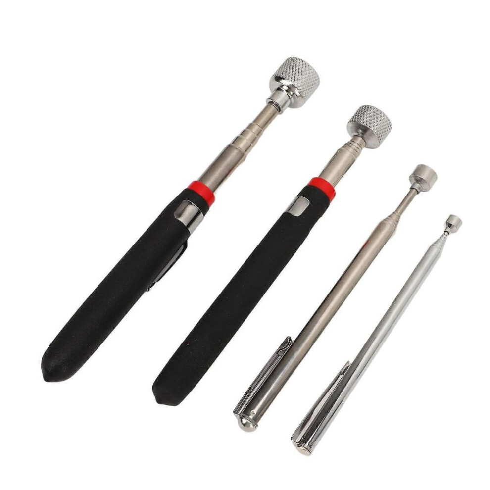 Magnetic Pickup Tool Set - 15Lb, 10Lb, 3.5Lb, 1.5Lb - Telescoping Grabber With Round Inspection Mirror (5 Pcs) 9361375608033