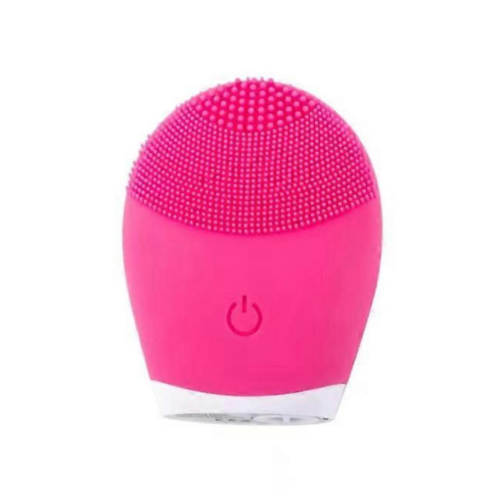 Electric Silicone Facial Cleanser Massager Ultrasonic Vibrator Skincare Massage Tool Beauty Machine Vibration Cleaning Of Pores