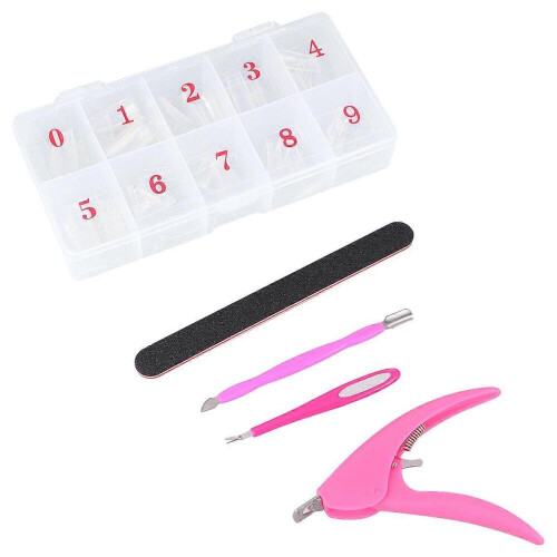 Outils de manucure simples et durables, lot de 2, pour l'utilisation des ongles.