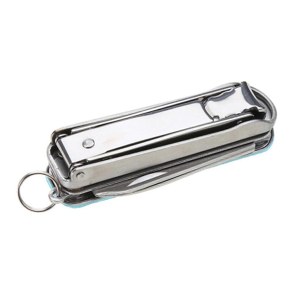 Multi-functional Nail Clippers with Package Opener Scissors Foldable Fingernail Clipper Ultra for Sharp for Women Men Of Multicolor