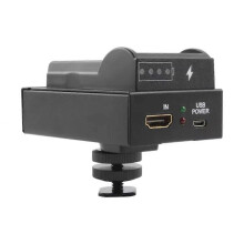 Ammattimainen HDMI-yhteensopiva SDI-kaksisuuntainen muunninsovitin NP-F-akkukiinnike DSLR-kameroiden suoratoistoon
