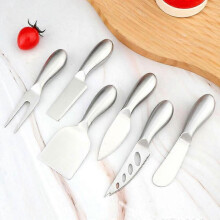 Stainless Steel Cheese Set Knife Pizza Knife Cheese Knife Butter Knife Fork Spatula Small Kitchen Baking Tools