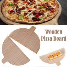 280*170*4MM(A)$ Wooden pizza shovel semicircular pizza shovel with pizza machine special pizza shovel solid wood pizza board