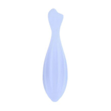 (Blauw) Draagbare gezichtsmassageroller voor rimpelvermindering en anti-aging - Siliconen tool voor huidversteviging, geschikt voor mannen e