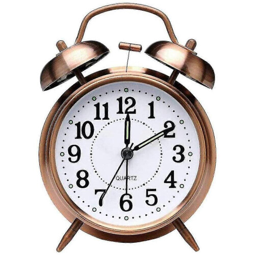 Retro Alarm Clock, Old Fashioned Bedside Alarm Clock