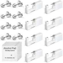 Personal Ear Piercing Kit with Disposable Gun for Home Use