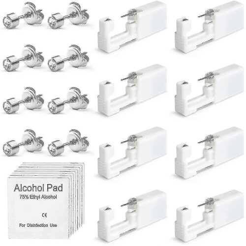 Personal Ear Piercing Kit with Disposable Gun for Home Use
