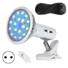 (Prise UE) Lampe de luminothérapie bleue 18 LED 460 nm - Traitement des cicatrices d'acné, éclaircissement de la peau, beauté, bébé et nourr