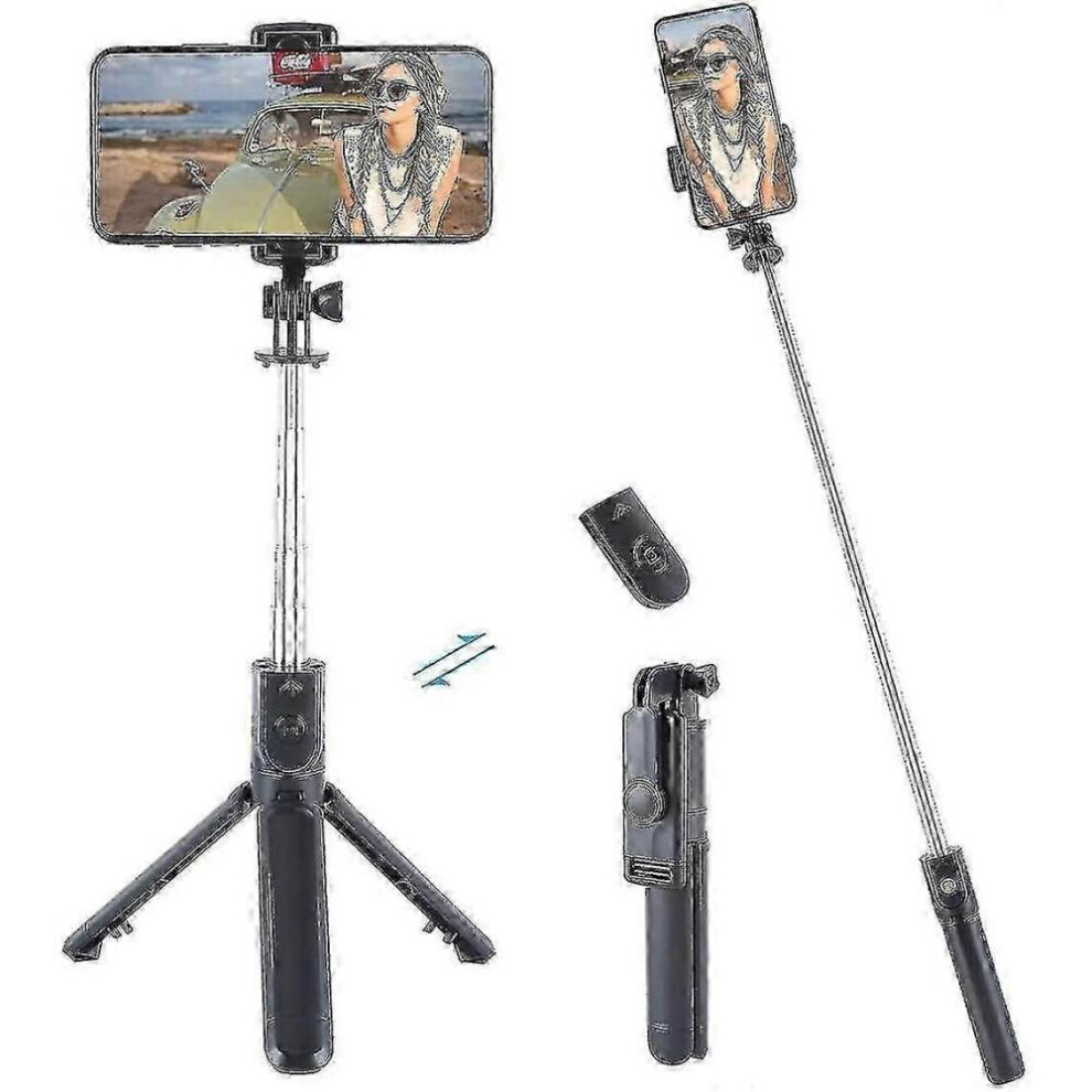 Selfie Stick Tripod, 3 In 1 Bluetooth Selfie Stick, Selfie Stick Tripod 9361375638344