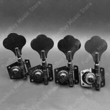 4R/4L/1L/1R Opened Electric Bass Guitar Tuning Pegs 4String Machine Heads Tuners for Bass Chrome Black High Quality